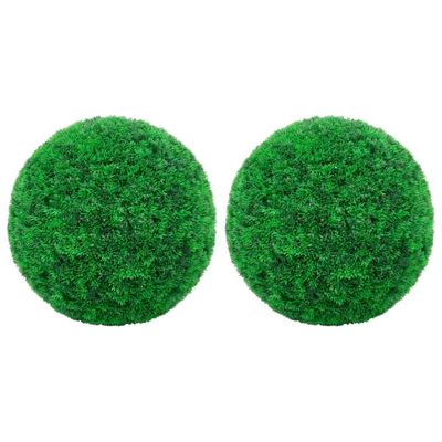 vidaXL Umelý buxus v tvare gule 2 ks 52 cm