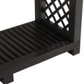 vidaXL Regál na palivové drevo 114 x 46 x 101 cm PP Antracitová