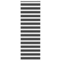 vidaXL Zebra roleta čierna 85x200 cm šírka látky 80,9 cm polyester