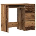 vidaXL Stôl Old Wood 90x45x76 cm Engineered Wood
