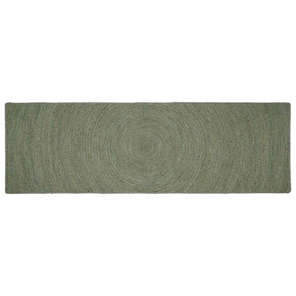 vidaXL Kusové koberce Olivovo zelená 80 x 250 cm Juta