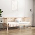 VidaXL Denná posteľ bez matraca 100x200 cm Borovicový masív