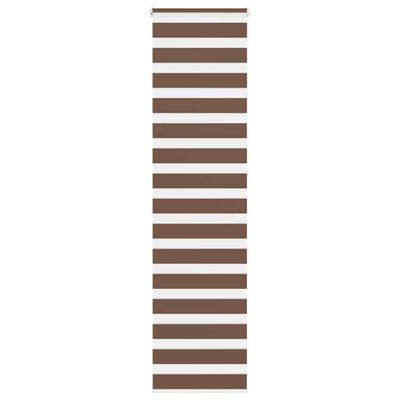 vidaXL Zebra roleta hnedá 60x230 cm šírka látky 55,9 cm polyester