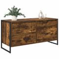 vidaXL TV skrinka 100 x 36 x 49.5 cm Dymová dub Kompozitné drevo