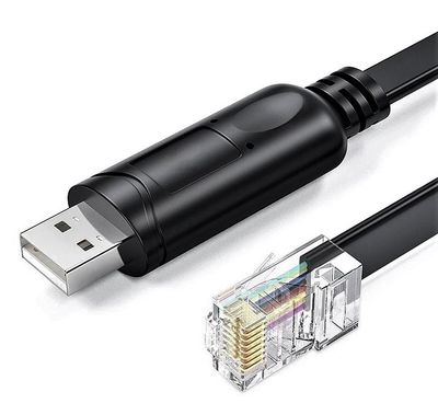 W-Star Redukcia USB/RJ45, 1,5m, console cable RS232, CCRJ45RS232
