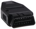 Zástrčka OBD-II so 16 pinmi na montáž vlastného kábla MECHANIC CABLE 29, čierna SIXTOL