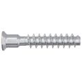 vidaXL Hlava skrutky s krytom 12 ks Strieborná M7 x 40 mm Oceľ