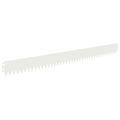 vidaXL Obrubník trávnika 30 ks 103 x 10 cm Oceľ Biela