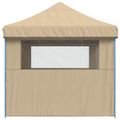 vidaXL Párty stan 279 x 410 x 315 cm Béžová Oxfordská látka