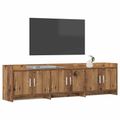 vidaXL TV skrinka 168 x 33 x 47 cm Staré drevo Kompozitné drevo