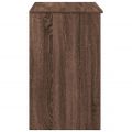 vidaXL Toaletný stolík so zrkadlom hnedý dub 73x46,5x120 cm