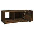 vidaXL Konferenčný stolík dymový dub 102x50x36 cm kompozitné drevo