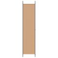 vidaXL 4-panelový rozdeľovač miestnosti Béžová 200 x 220 cm Látka
