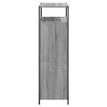 vidaXL Botník sivý dub sonoma 75x34x112 cm kompozitné drevo