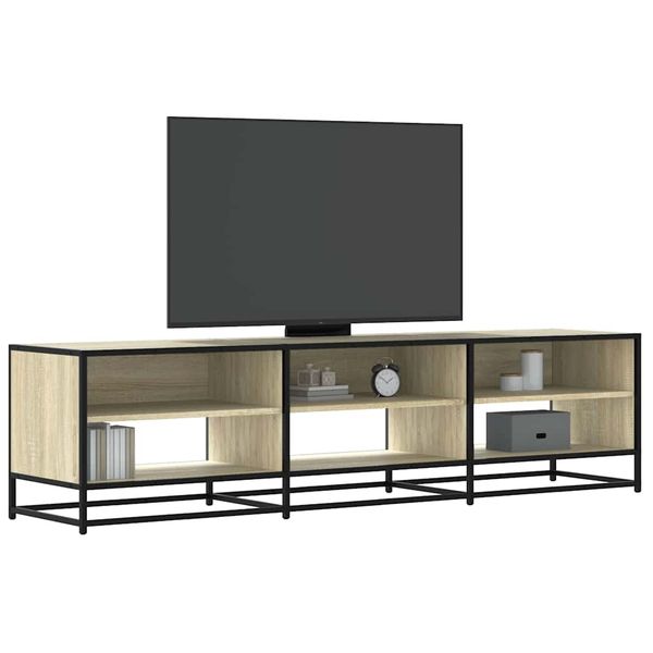 vidaXL TV skrinka dub sonoma 180x40x46 cm kompozitné drevo
