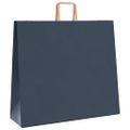 vidaXL Papierové tašky 50 ks s rúčkami, modré, 54x15x49 cm