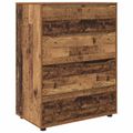 vidaXL Úložné skrine 80 x 48 x 105 cm Kompozitné drevo Staré drevo