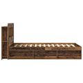 vidaXL Rám postele so skladom Staré drevo 75 x 190 cm Kompozitné drevo