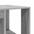 vidaXL Stôl Sivý Sonoma Kompozitné drevo 130 x 50.5 x 75 cm