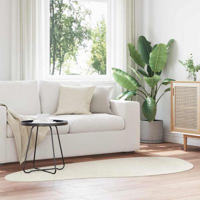 vidaXL Kusové koberce HUARTE Krémová 100 x 200 cm Polyester