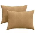 vidaXL Vankúše na pohovku 2 pcs Hnedá 70 x 50 cm Kordúrová tkanina
