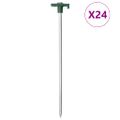 vidaXL Stanové kolíky 24 ks 25 cm 7 mm pozinkovaná oceľ