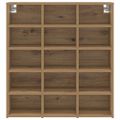 vidaXL Skriňa na topánky 77,5 x 30 x 83,5 cm Kompozitné drevo