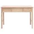 vidaXL Písací stôl prírodnej farby 110x45x76 cm drevený
