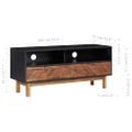 vidaXL TV skrinka 100x35x45 cm masívne akáciové drevo a MDF