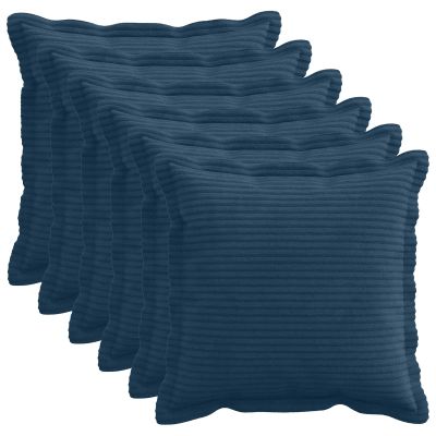 vidaXL Poťah na podložku 6 ks HOUTEN Námornícka modrá 40 x 40 cm