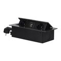 Výklopný blok zapustený ORNO OR-AE-13126/GR, 2x 230V a 2x USB, grafitová Výklopný blok zapuštěný ORNO OR-AE-13126/GR, 2x 230V a 2x USB, grafitová