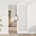 vidaXL Posuvné dvere ORKDAL Biela 78 x 202 cm