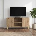 vidaXL TV skrinka 102 x 34,5 x 50 cm Dub artisan Kompozitné drevo