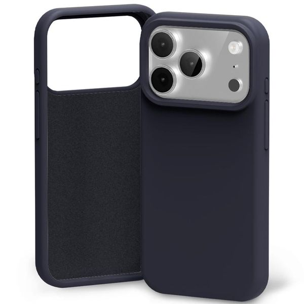 Puzdro Mercury Silicone pre iPhone 17 Pro / 18 Pro tmavomodré