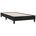 vidaXL Posteľný rám boxspring s matracom čierny 90x210 cm zamat