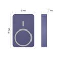 Power bank EMOS WI 1046, 10 000 mAh, 20 W+Wireless, modrá
