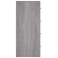 vidaXL Komoda so 4 zásuvkami 60x30,5x71 cm sivá sonoma