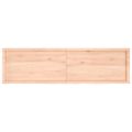 vidaXL Nástenná polica 180x50x(2-6) cm neošetrený dubový masív