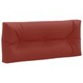 vidaXL Vankúš na paletu VIANEN 100% polyester Červená 120 x 60 x 12 cm