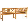 vidaXL Vonkajšia lavička Prírodná 220 x 56 x 90 cm