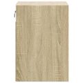 vidaXL TV nástenné skrinky s LED svetlami 2 ks dub sonoma 41x31x45 cm