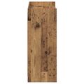 vidaXL Skriňa na topánky s úložiskom Staré drevo 73,5 x 36 x 92 cm