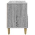 vidaXL TV skrinka Sivá sonoma 102 x 34,5 x 50 cm Kompozitné drevo