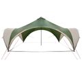 vidaXL Párty stan Zelená 400 x 400 x 320 cm Polyester a oceľ