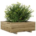 vidaXL Záhradný kvetináč 70x70x26,5 cm impregnovaná borovica