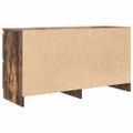 vidaXL TV skrinka Dub dymový 100x35x54 cm Konštrukcia dreva