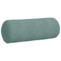 vidaXL Podložkové vankúše 2 pcs Morská zelená Ø 25 x 70 cm