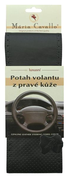Potah volantu omotávací z pravej kože A čierna PERFO