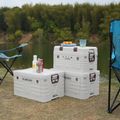 Skladací box s vekom NILS Camp NCB4003 42L sivý