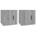vidaXL Nástenné TV skrinky 2 ks sivé sonoma 40x34,5x40 cm
